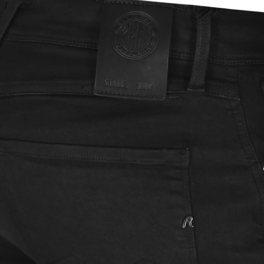Alternative Image for ProductReplay Anbass Hyperflex Jeans Black3
